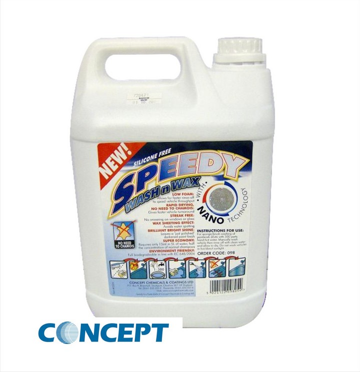 Concept Speedy Wash & Wax (5ltr)